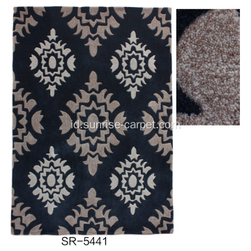 Hand Tufted Carpet Dengan Desain Modern